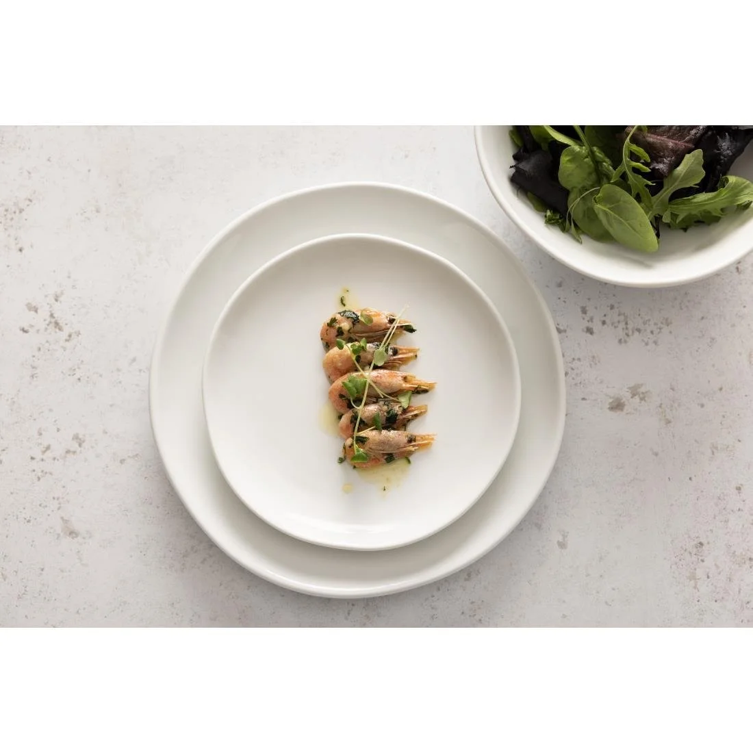 Olympia Chia Plates White 200mm (6 Pack) - Image 4