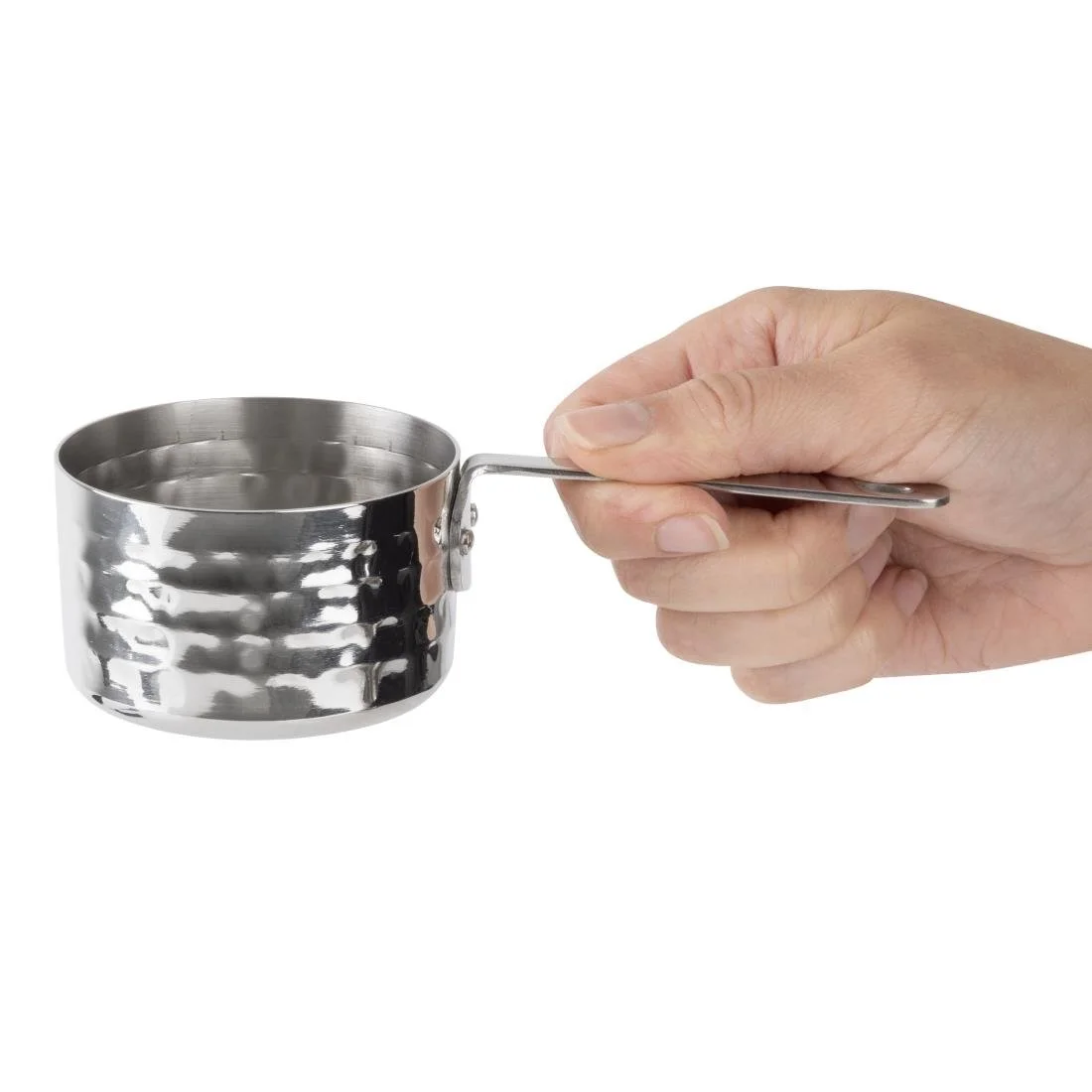 Olympia Table Presentation Mini Saucepan Hammered 70mm - Image 6