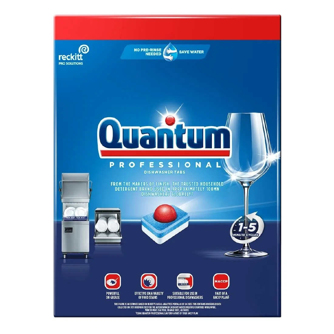 Quantum Professional Dishwasher Tablets (125 Pack) - Image 1