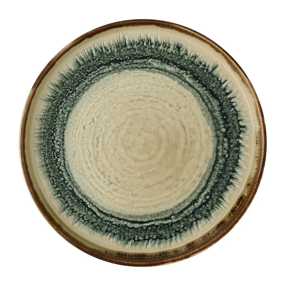 Dudson Harvest Flare Linen Evolve Walled Plates 210mm (6 Pack) - Image 1