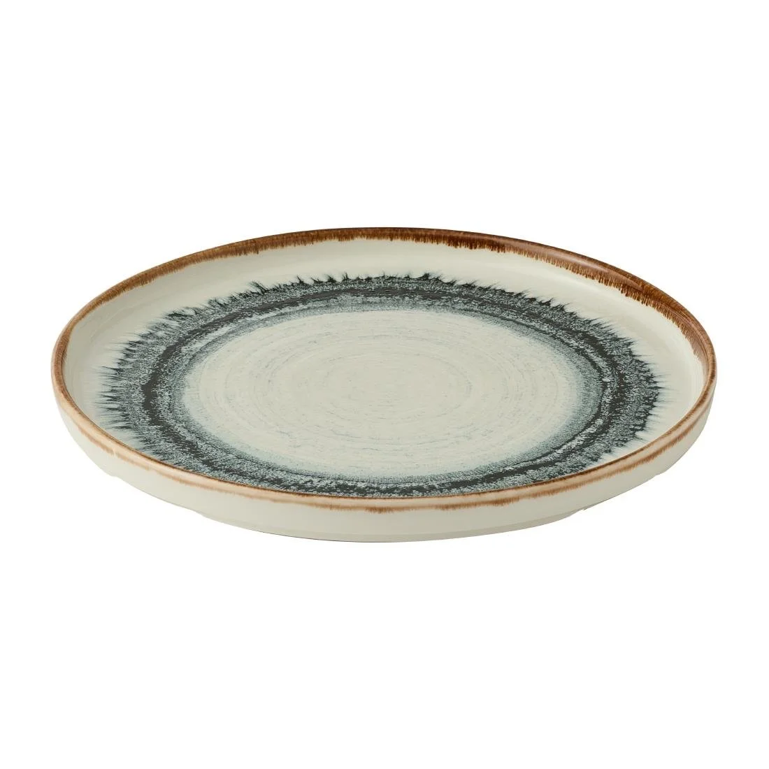Dudson Harvest Flare Natural Walled Plates 260mm (6 Pack) - Image 2