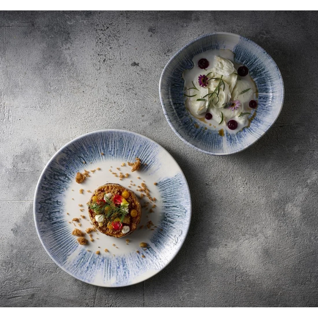 Churchill Lyra Blue Evolve Coupe Plates 165mm (12 Pack) - Image 3