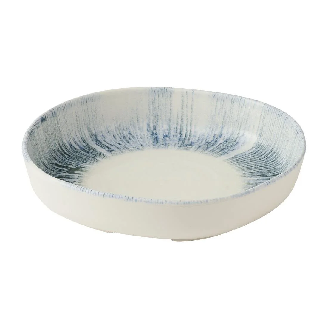 Churchill Lyra Blue Organic Walled Bowls 230mm (6 Pack) - Image 1