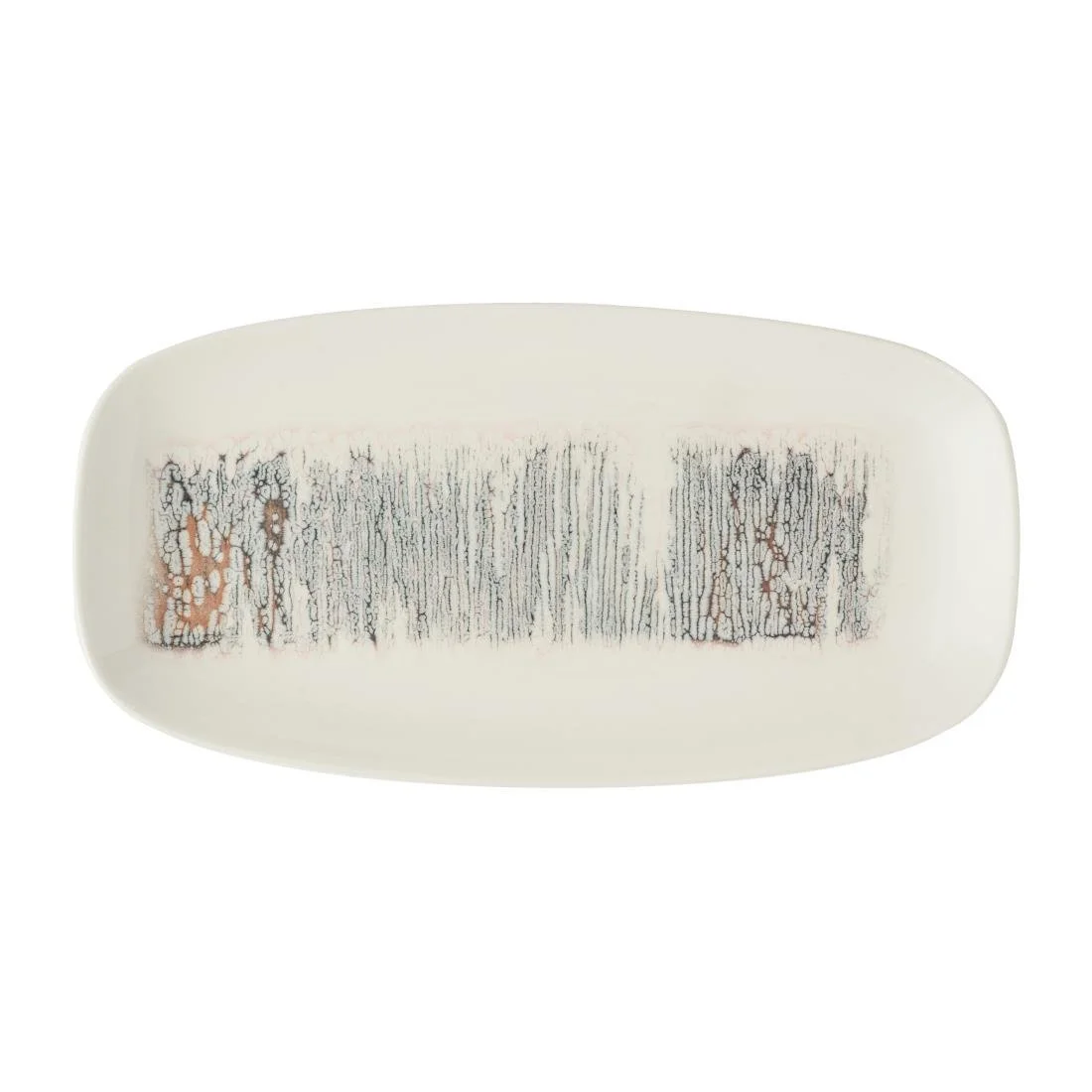 Churchill Lyra Pink Oblong Platters 298x153mm (12 Pack) - Image 1