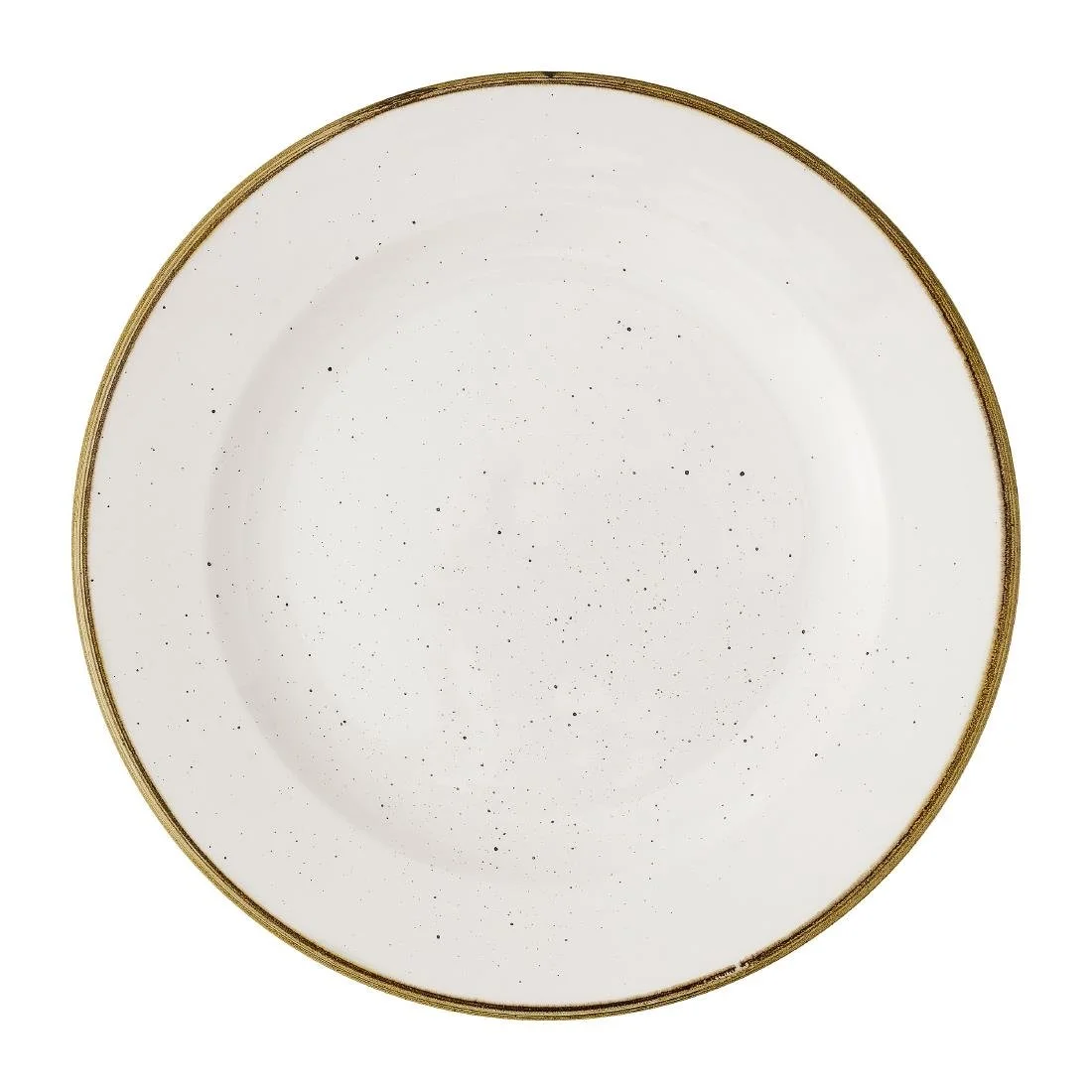 Churchill Stonecast Barley White Profile Plates 260mm (12 Pack) - Image 1
