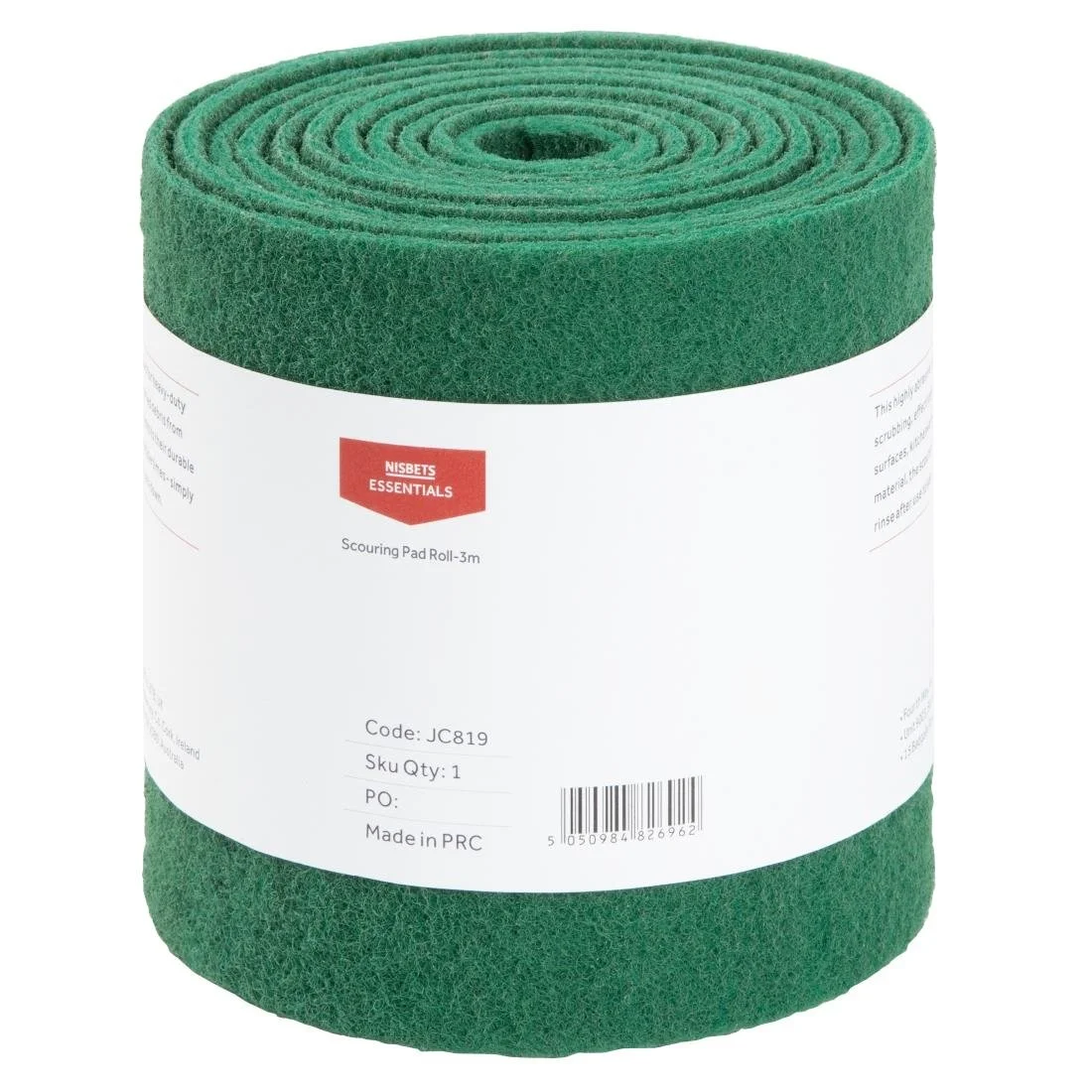 Nisbets Essentials Scouring Pad 3m Roll - Image 1