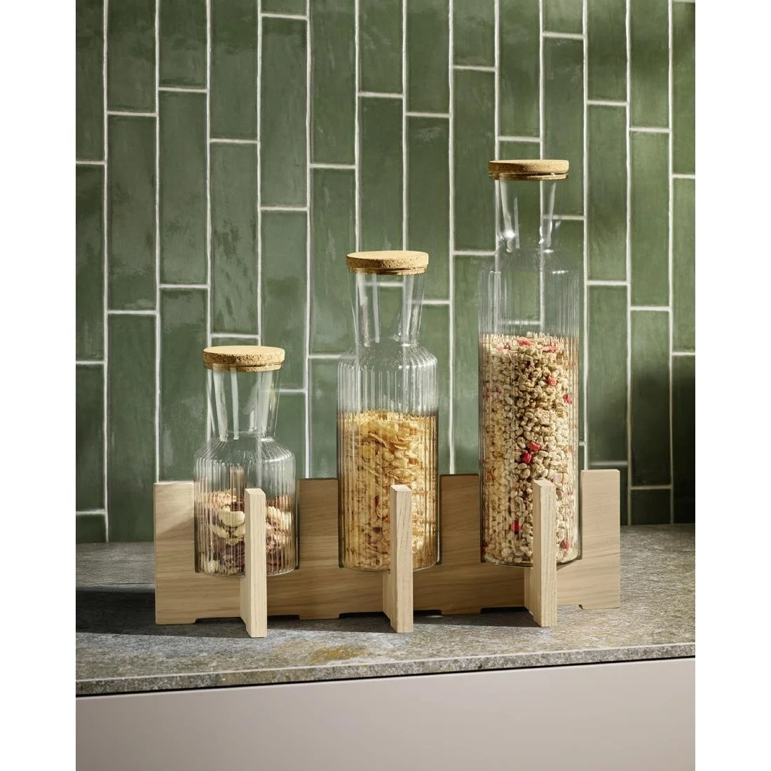 APS VALO Pedestal for 3 Glass Carafes - Image 4