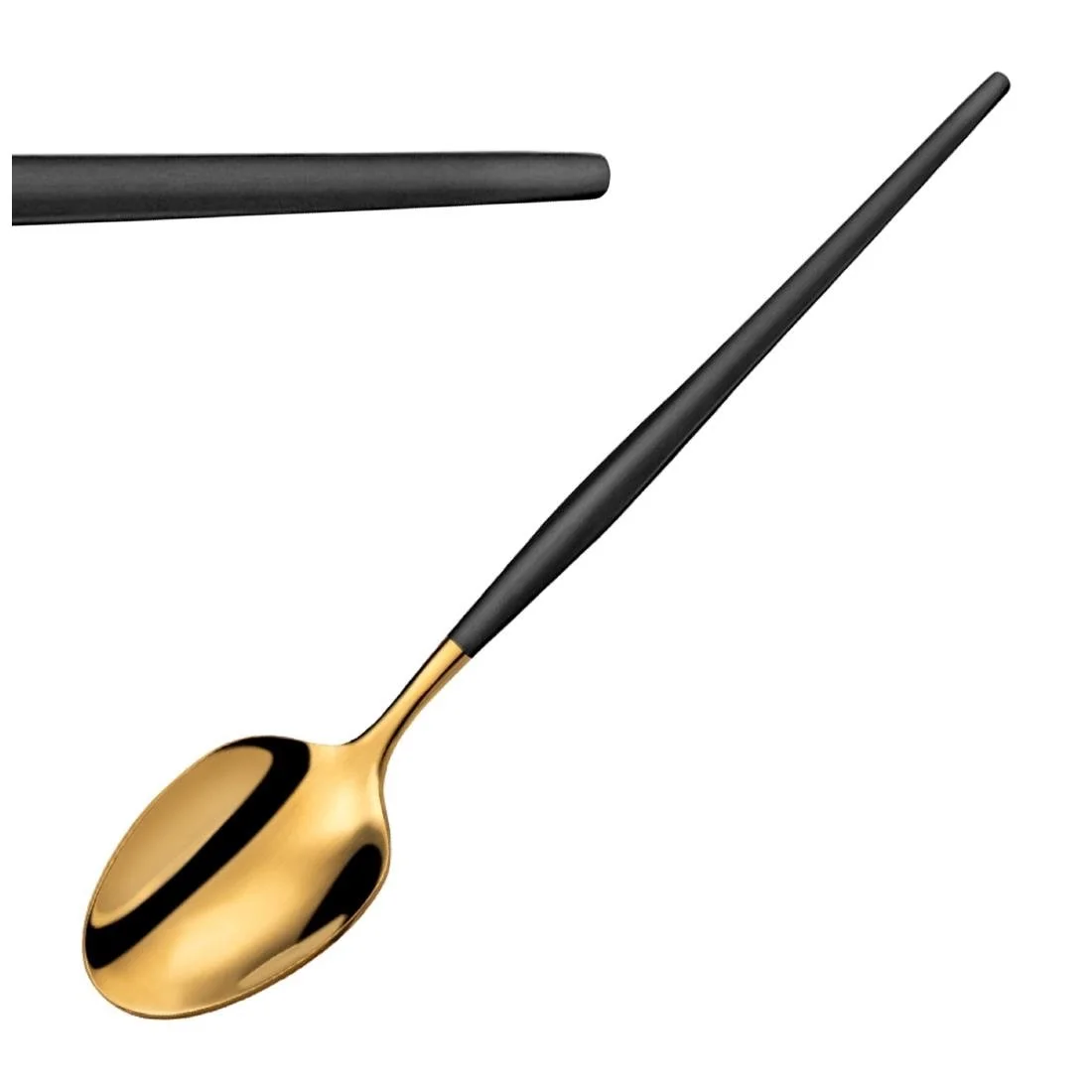 Amefa Soprano Medium Teaspoons Black & Gold (12 Pack) - Image 1