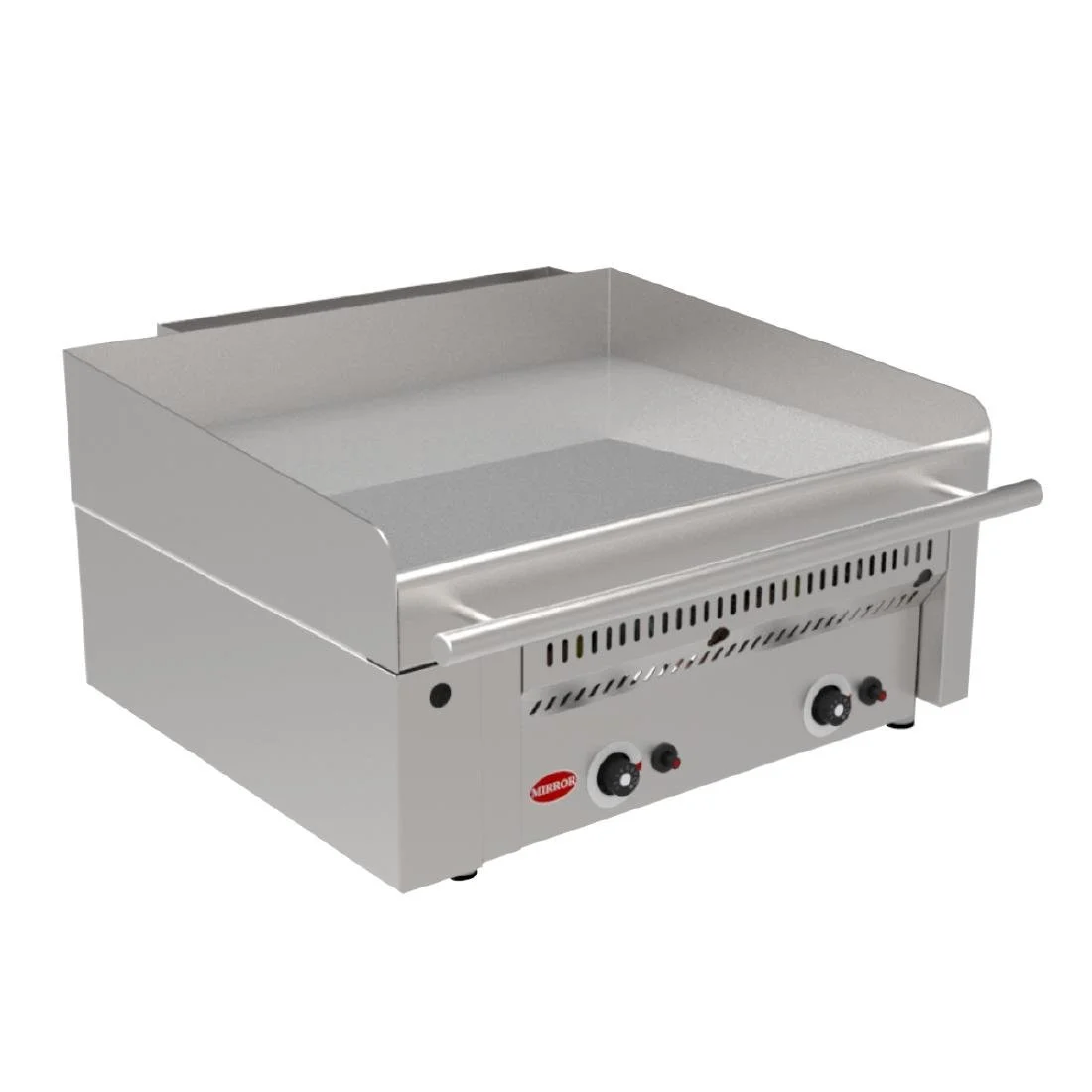 Mirror Z2 Two Zone Heavy Duty Gas Chromed Griddle