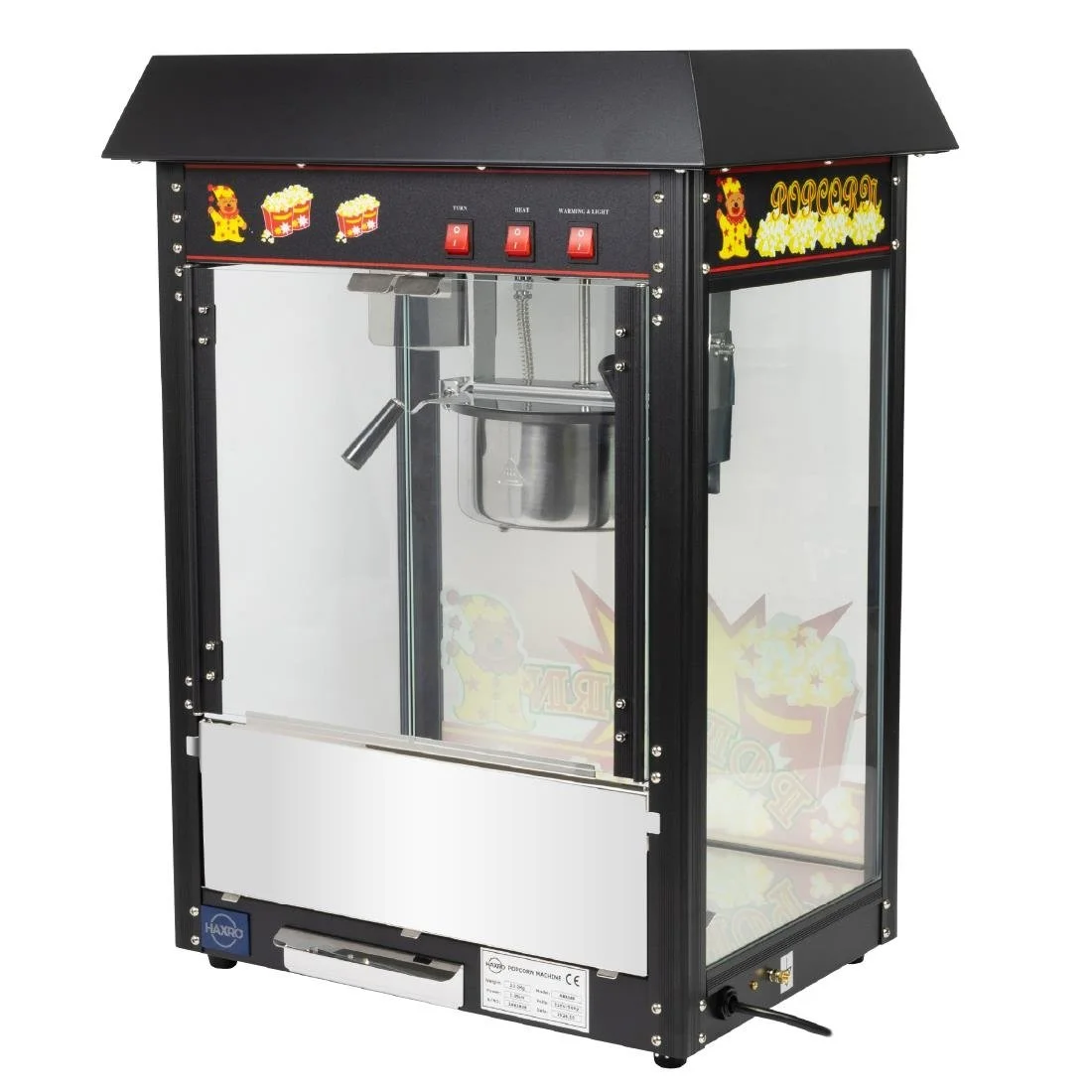 Haxro HX8380 Popcorn Machine Black - Image 9