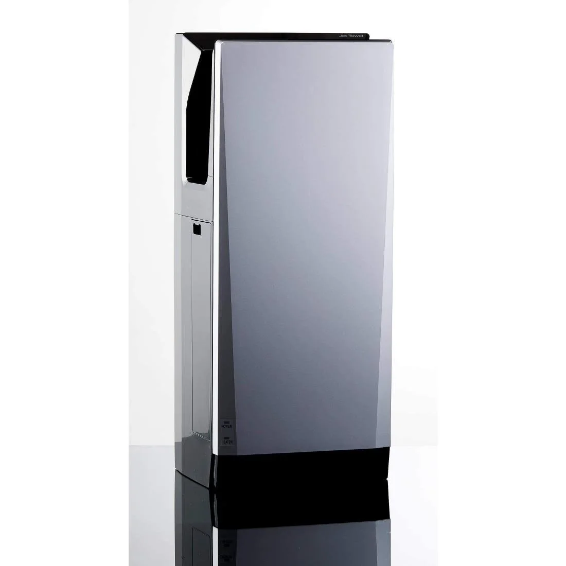 Mitsubishi Wave i01 Jet Towel Slim Heated Hand Dryer Black - Image 2