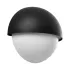Nordlux Scorpius Round Outdoor Wall Light Black Plastic
