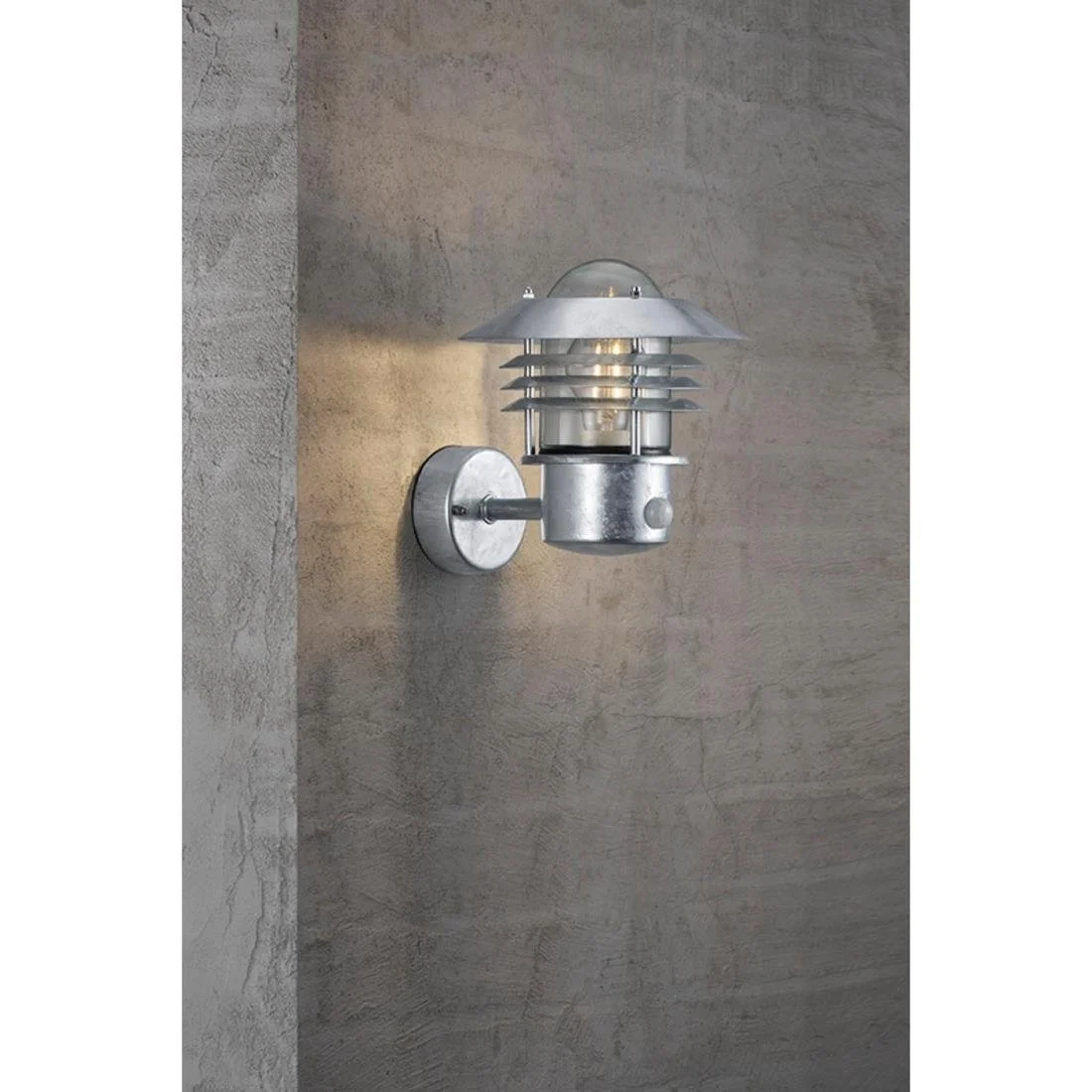 Nordlux Vejers Sensor Outdoor Wall Light Galvanised - Image 2