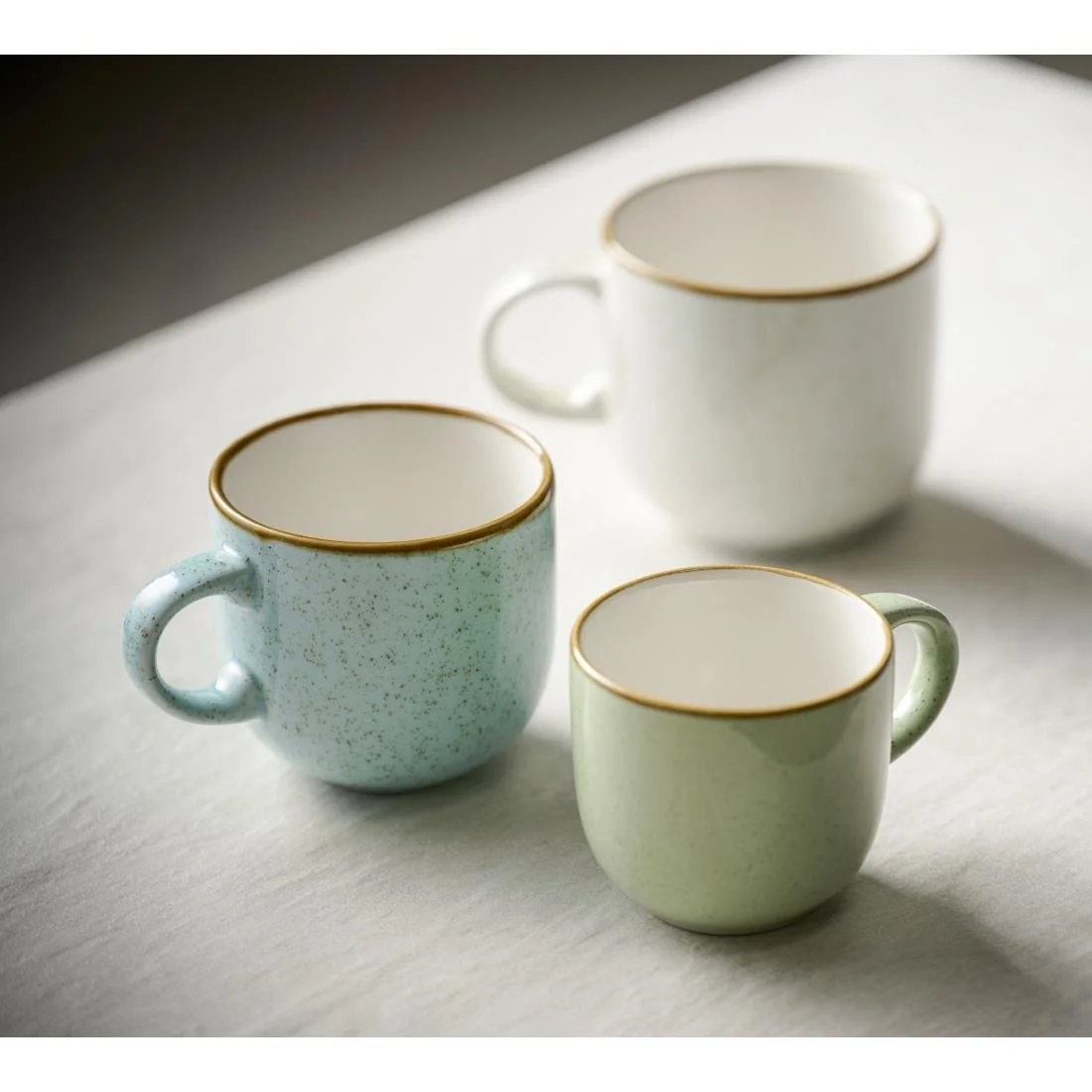 Churchill Stonecast Bubble Mugs Duck Egg Blue 227ml (12 Pack) - Image 2