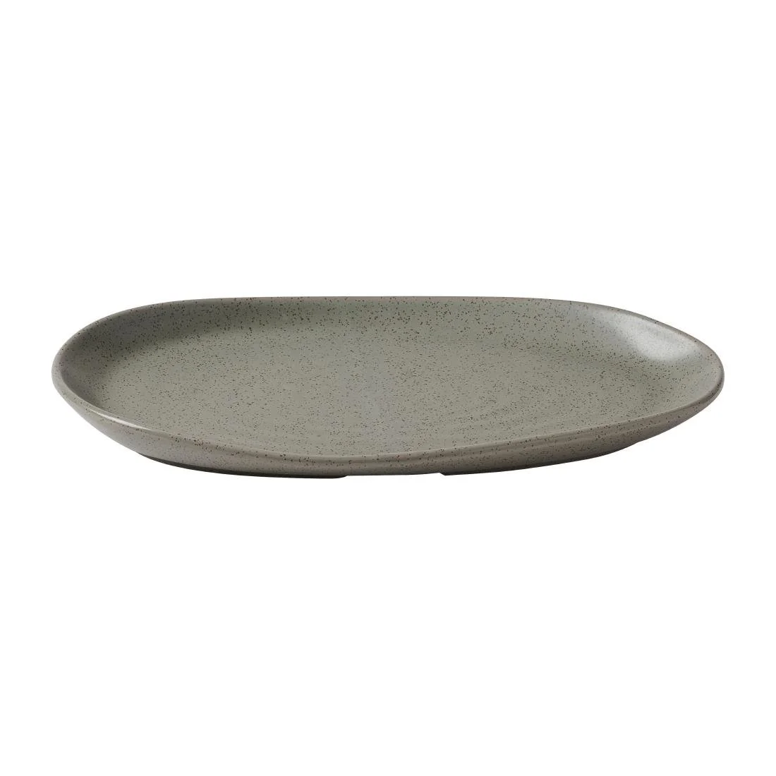 Churchill Stonecast Natural Organic Platters Peppercorn Grey 260x150mm (6 Pack) - Image 2