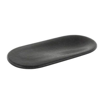 Playground Bread & Bite Black Oval Plates 220x100mm (6 Pack) - Image 1