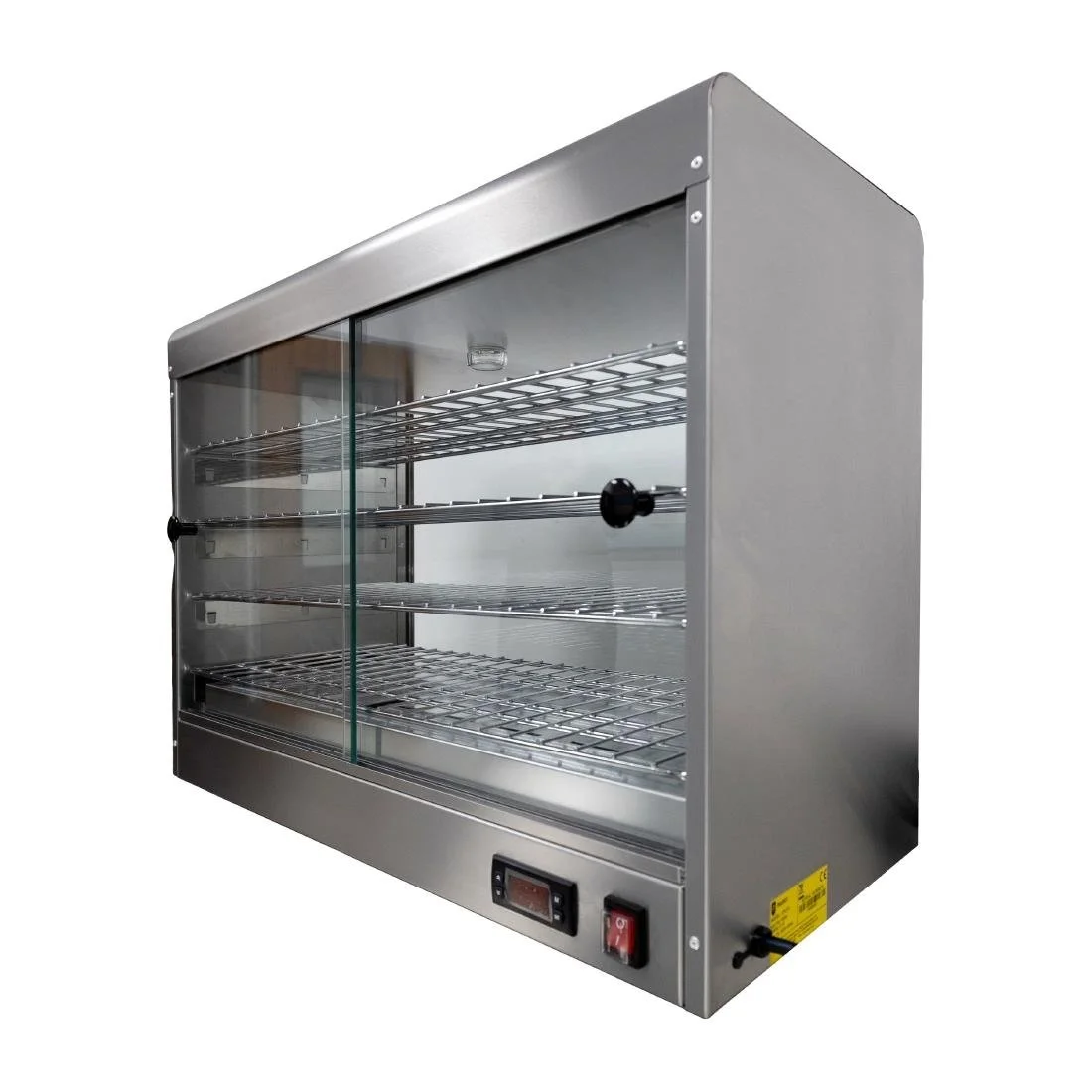 Parry 4 Shelf Electric Heated Pie Cabinet with Digital Display CPC1D - Image 1