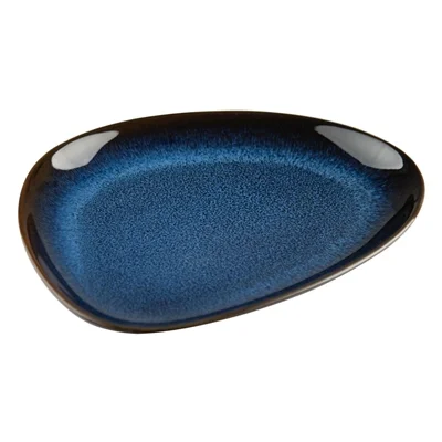 Olympia Luna Triangular Plates Midnight Blue 207x158mm (6 Pack) - Image 1