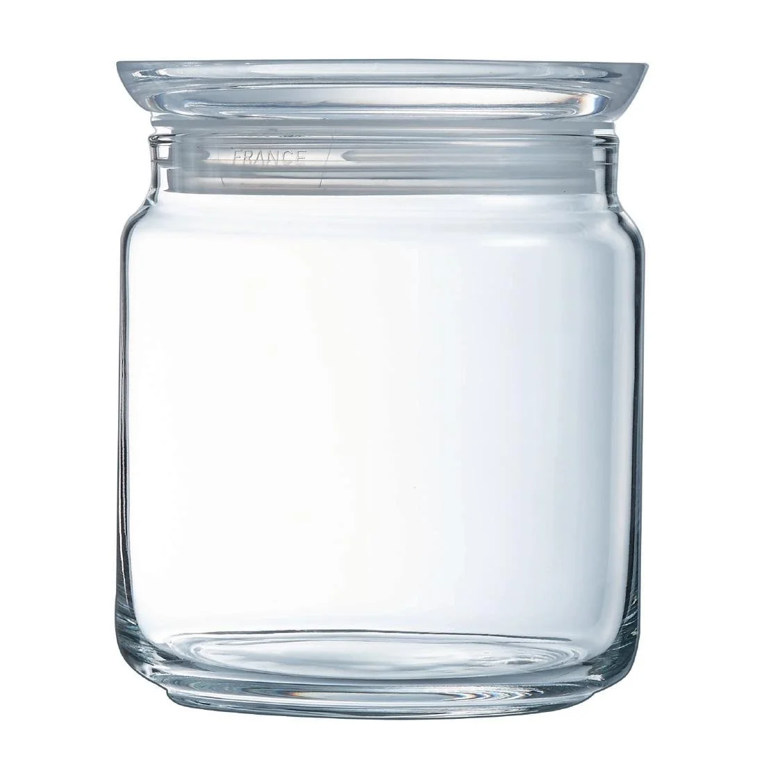 Luminarc Pure Jars with Glasses Lids 750ml (6 Pack) - Image 1