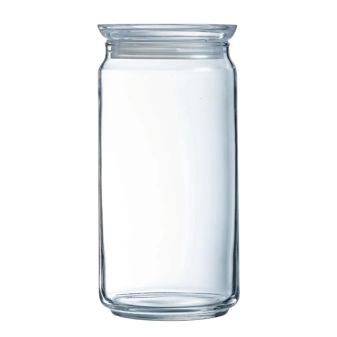 Luminarc Pure Jars with Glasses Lids 1.5Ltr (6 Pack) - Image 1