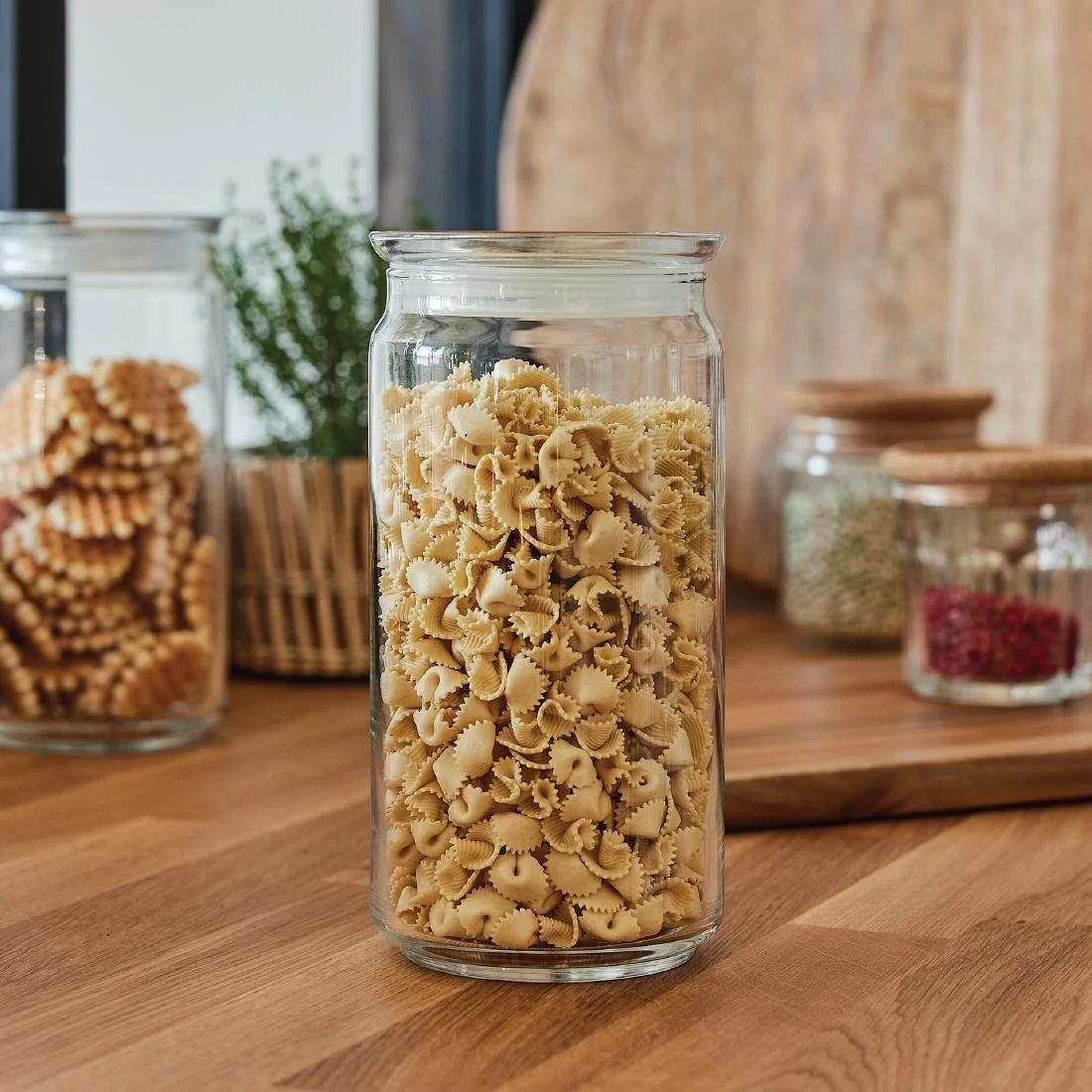 Luminarc Pure Jars with Glasses Lids 1.5Ltr (6 Pack) - Image 4