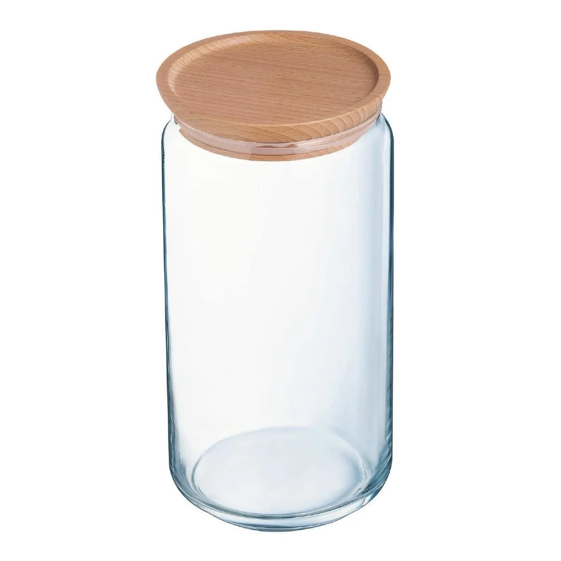 Luminarc Pure Jars & Wood Lids 1.5Ltr (6 Pack) - Image 3