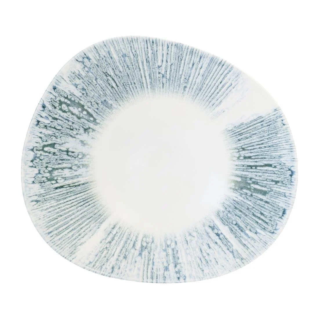 Churchill Lyra Organic Bowls Blue Opal 250mm (12 Pack) - Image 1