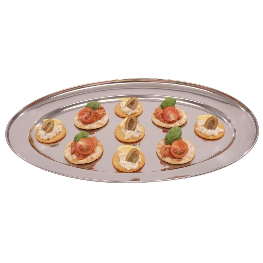 Oval Serving Tray 18in