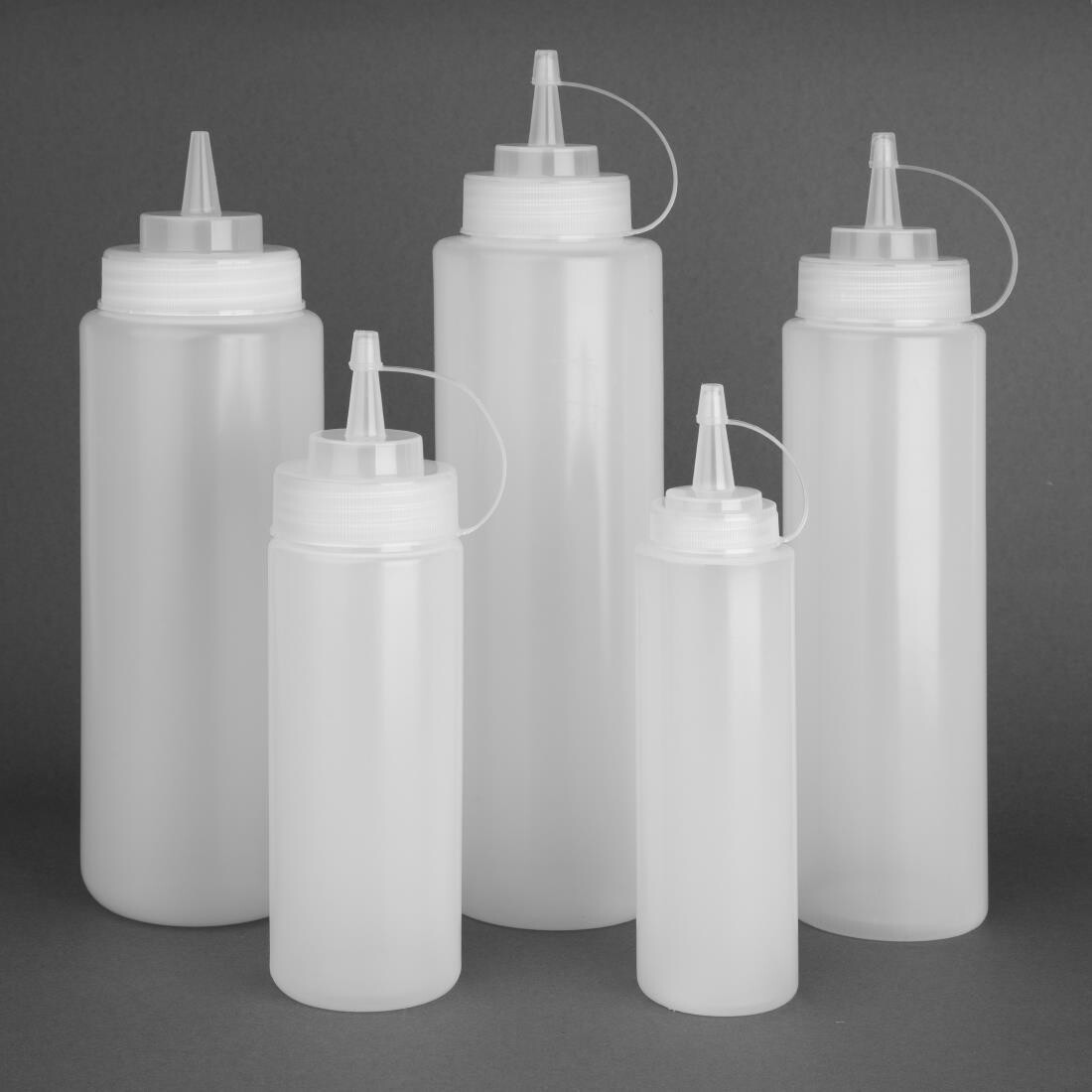 Vogue Clear Squeeze Sauce Bottle 12oz