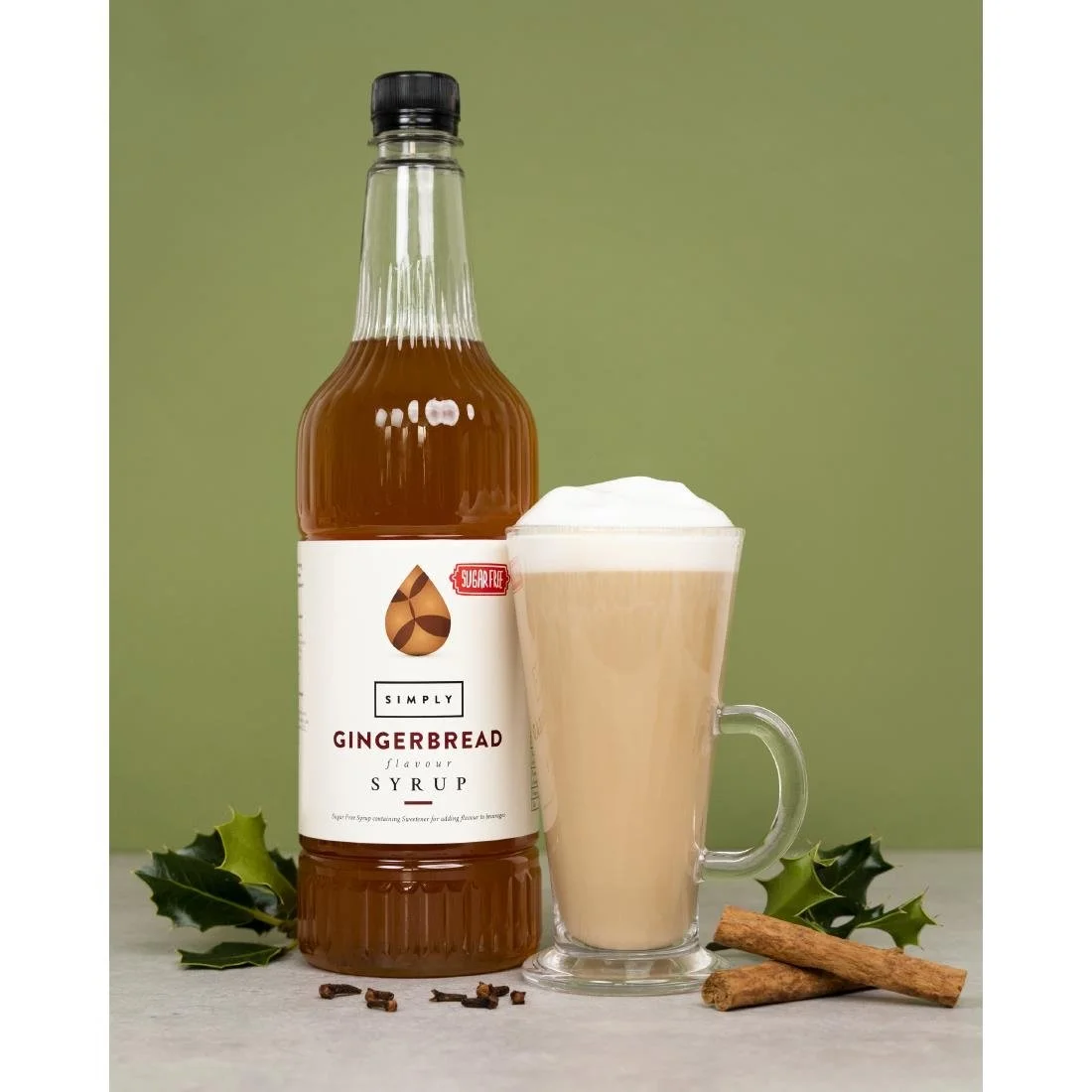 Simply Gingerbread Syrup 1Ltr - Image 2