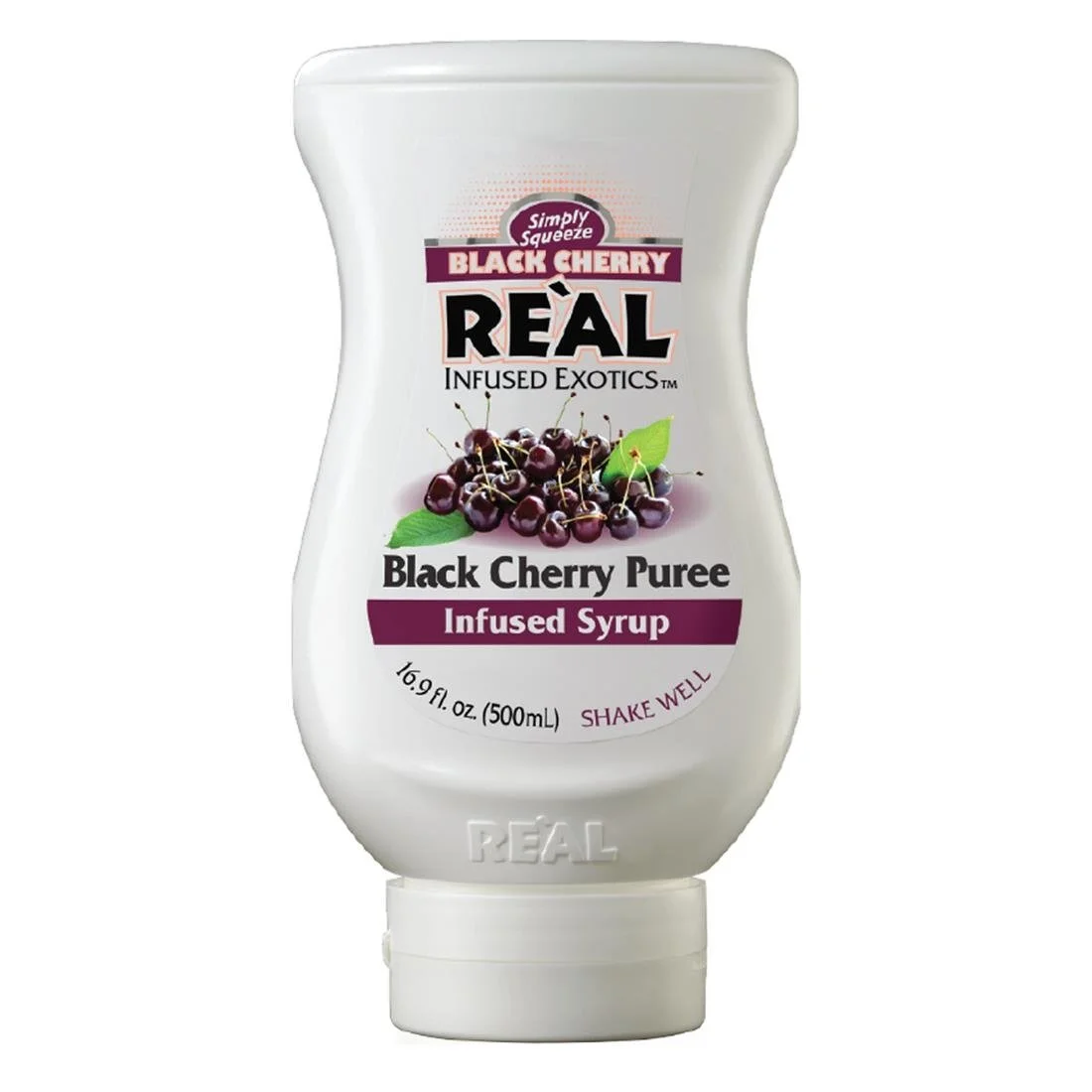 Re'al Black Cherry Puree Infused Syrup 500ml - Image 1