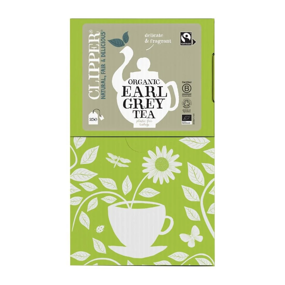 Clipper Fairtrade Organic Earl Grey Tea - Envelope, String & Tag (250 pack)
