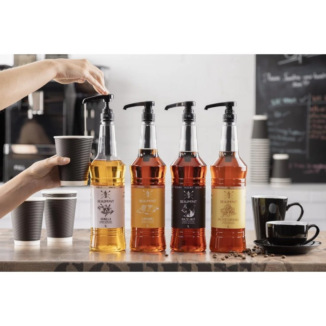 Beaumont Vanilla Syrup 1Ltr - Image 3