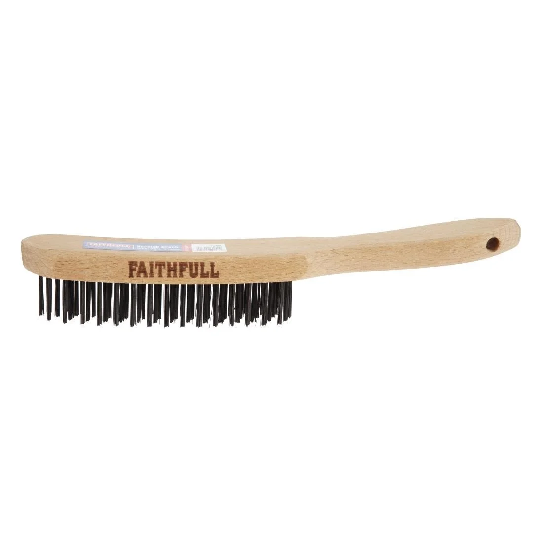 Faithfull Heavy Duty Wire Grill Brush 4 Row - Image 4
