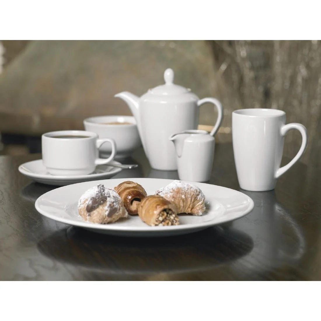 Steelite Simplicity White Harmony Coffee Pots 597ml (6 Pack) - Image 2