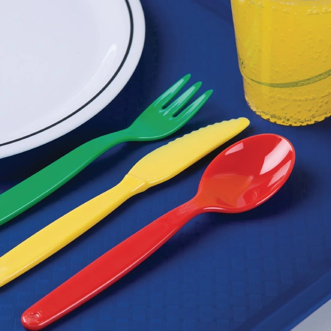 Polycarbonate Fork Blue Kristallon