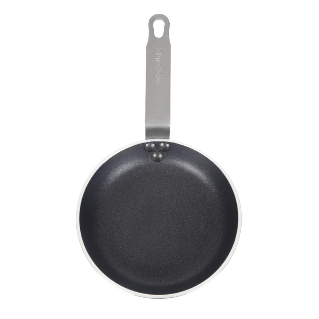Pack of 6 Vogue Non-Stick Platinum Frypans, 3 Times Coated Teflon, Scratch Resistant