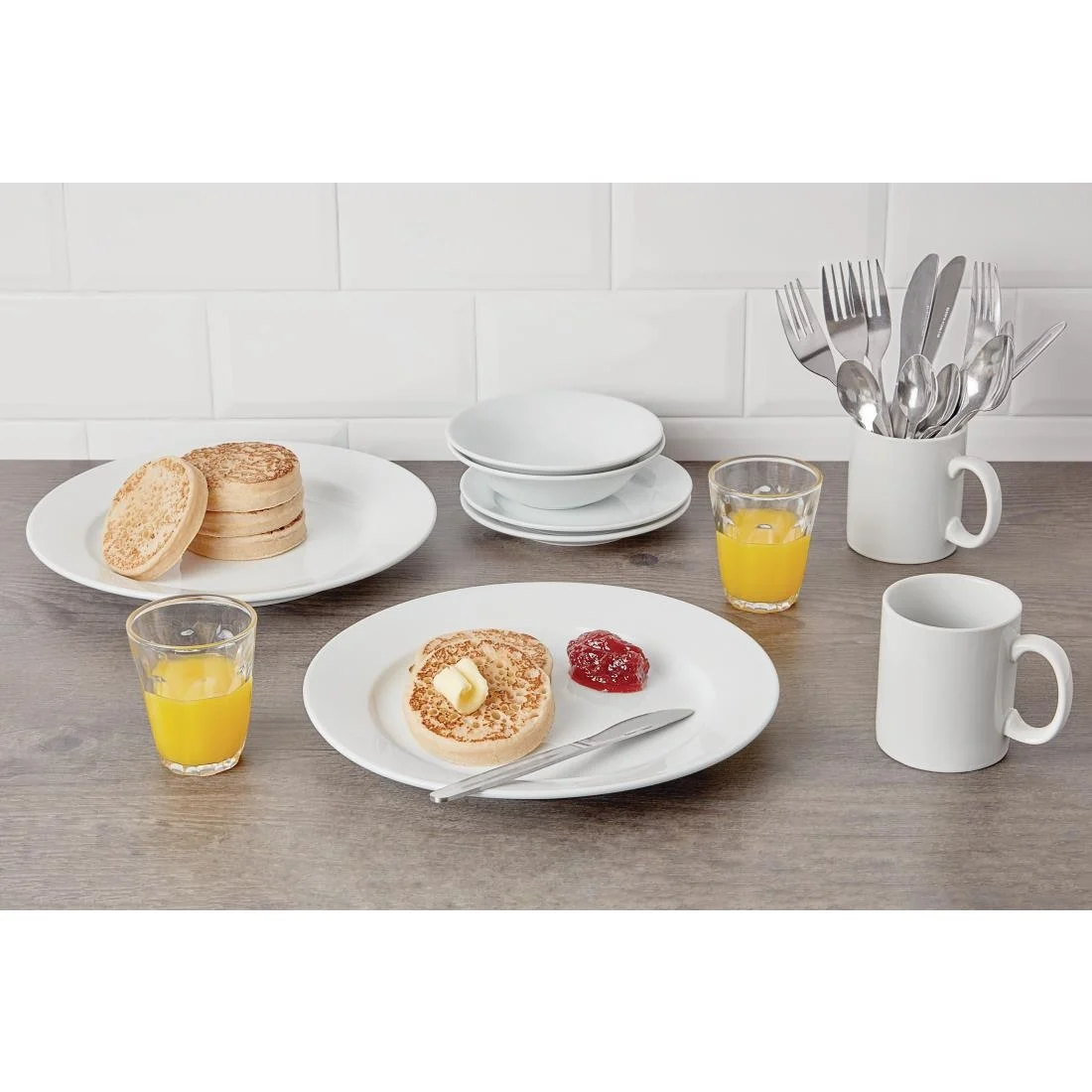 Athena Hotelware Wide Rimmed Plates 280mm