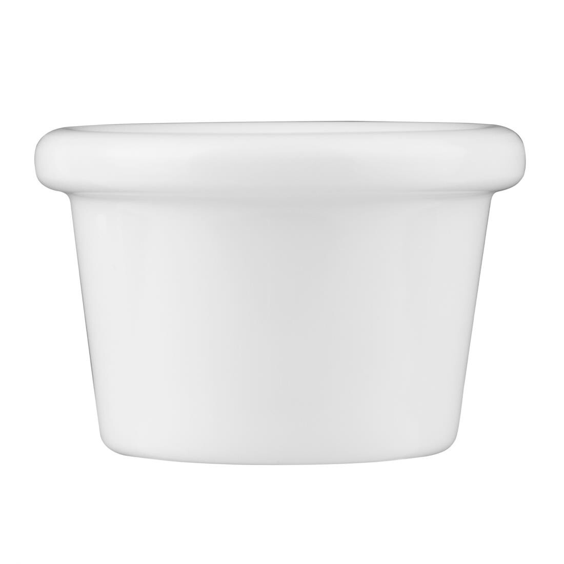 Kristallon Melamine Plain Ramekins White 63mm