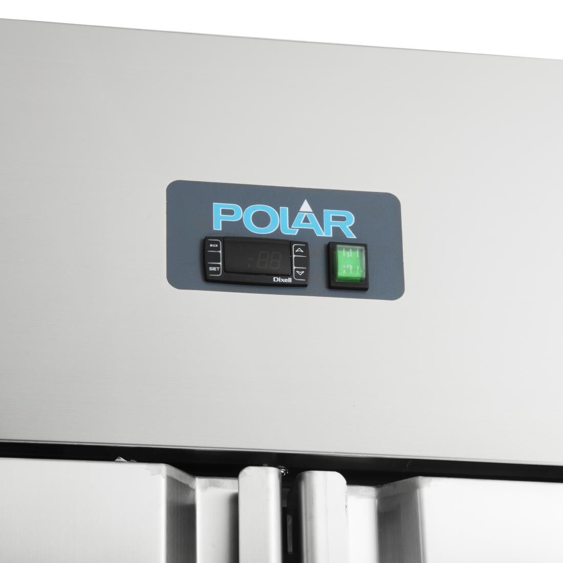 Polar Heavy Duty Double Door Freezer Stainless Steel 1300Ltr