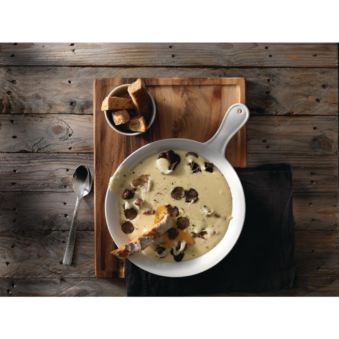 Steelite Simplicity Cookware White Presentation Pans 255mm