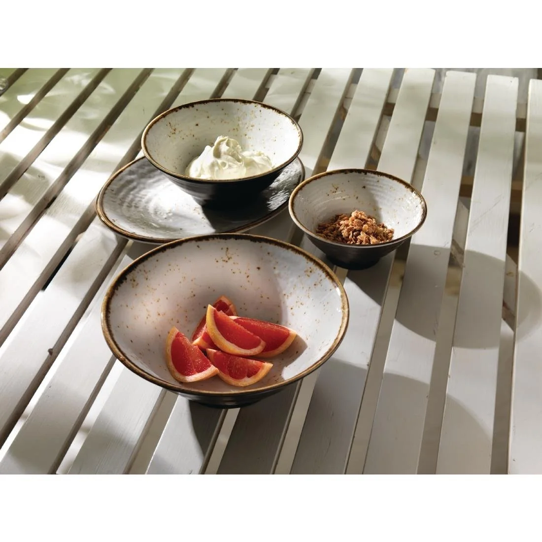 Steelite Craft Melamine Bowls White 181mm (6 Pack) - Image 3