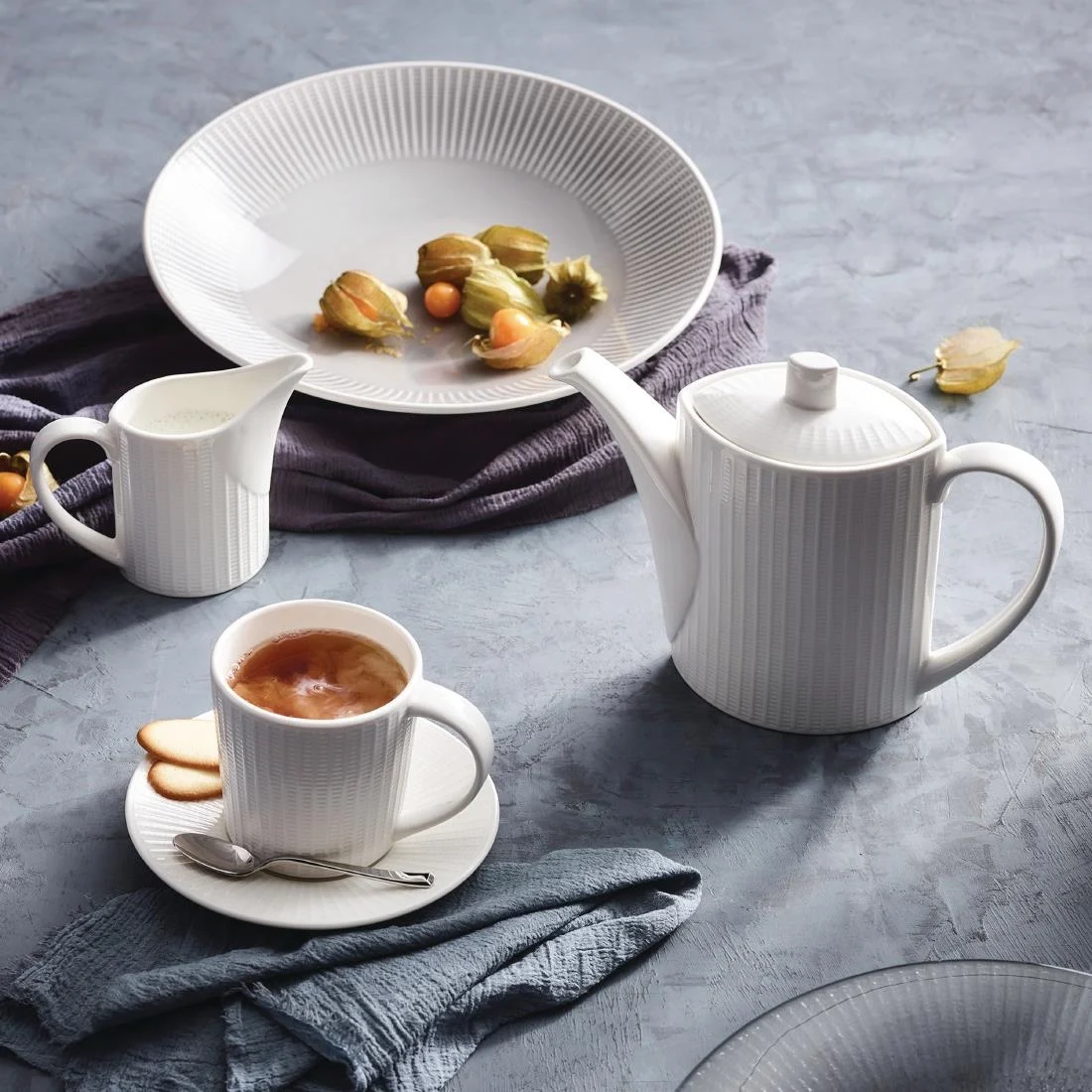 Steelite Willow Saucers 152.5mm