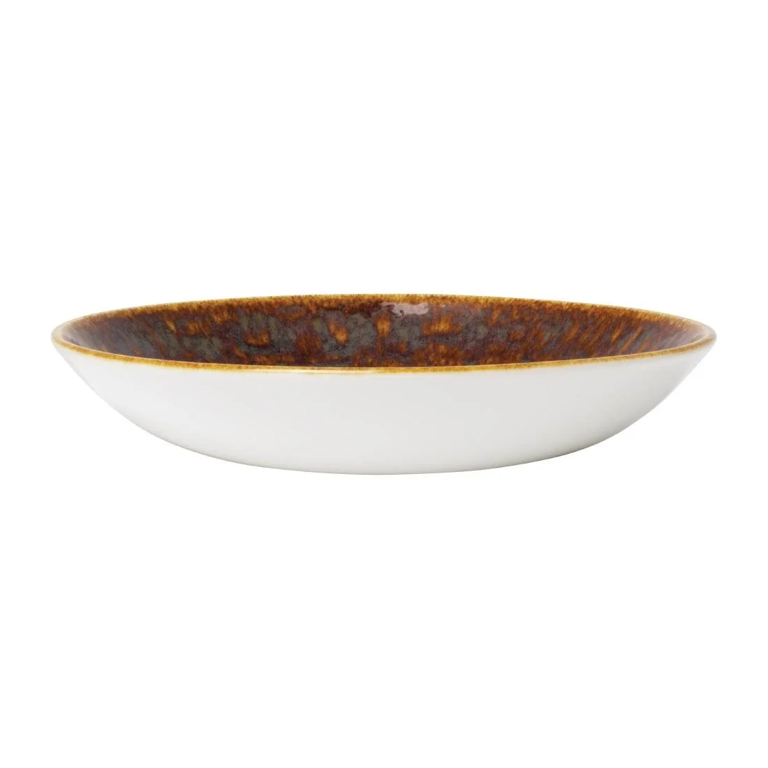Steelite Vesuvius Coupe Bowls Amber 253mm (12 Pack) - Image 2