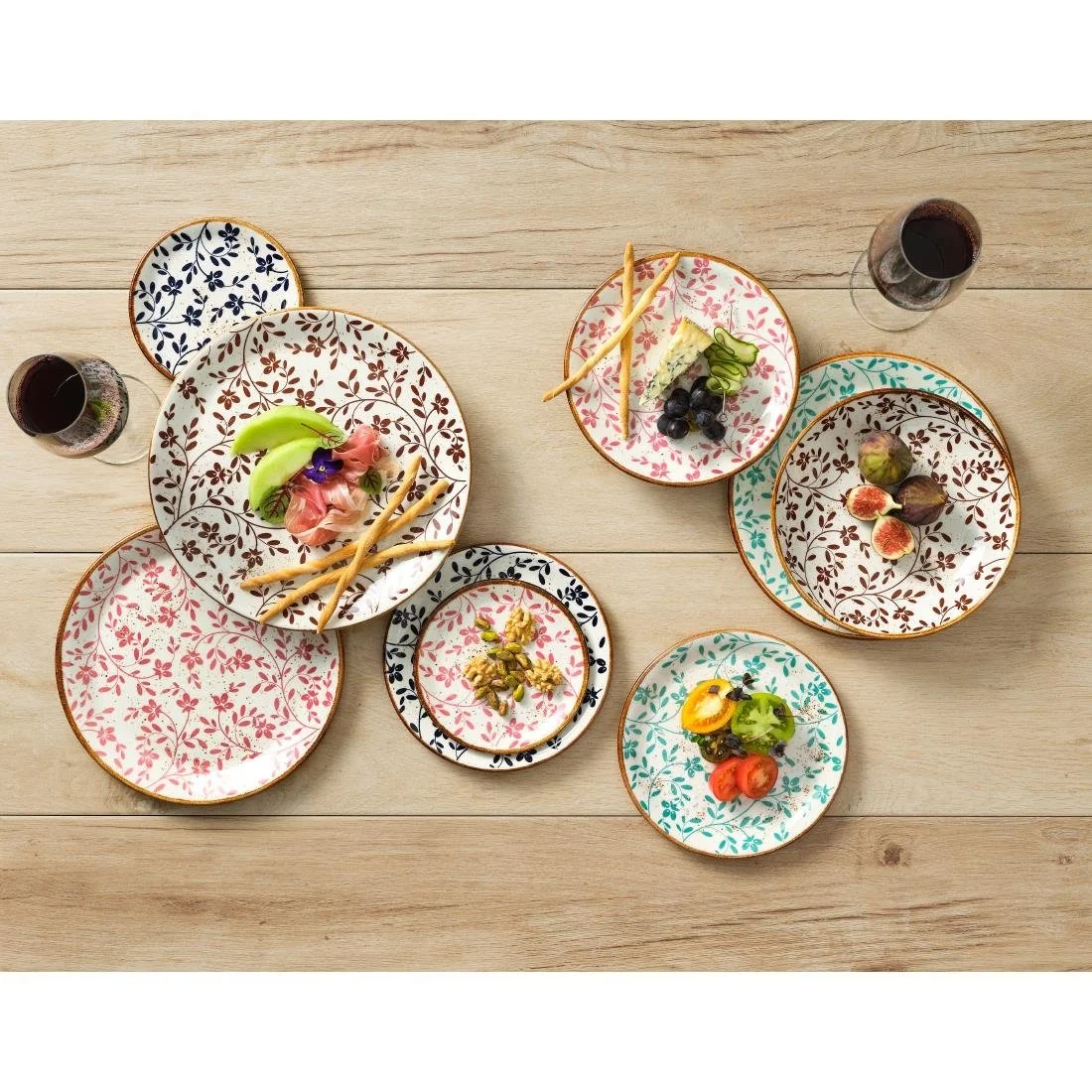 Steelite Performance Flora Coupe Plates Blue 153mm (12 Pack) - Image 3