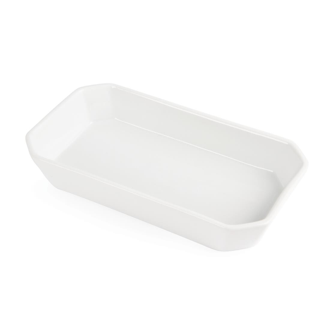 Olympia Whiteware Oblong Hors d'Oeuvre Dishes 235x 122mm