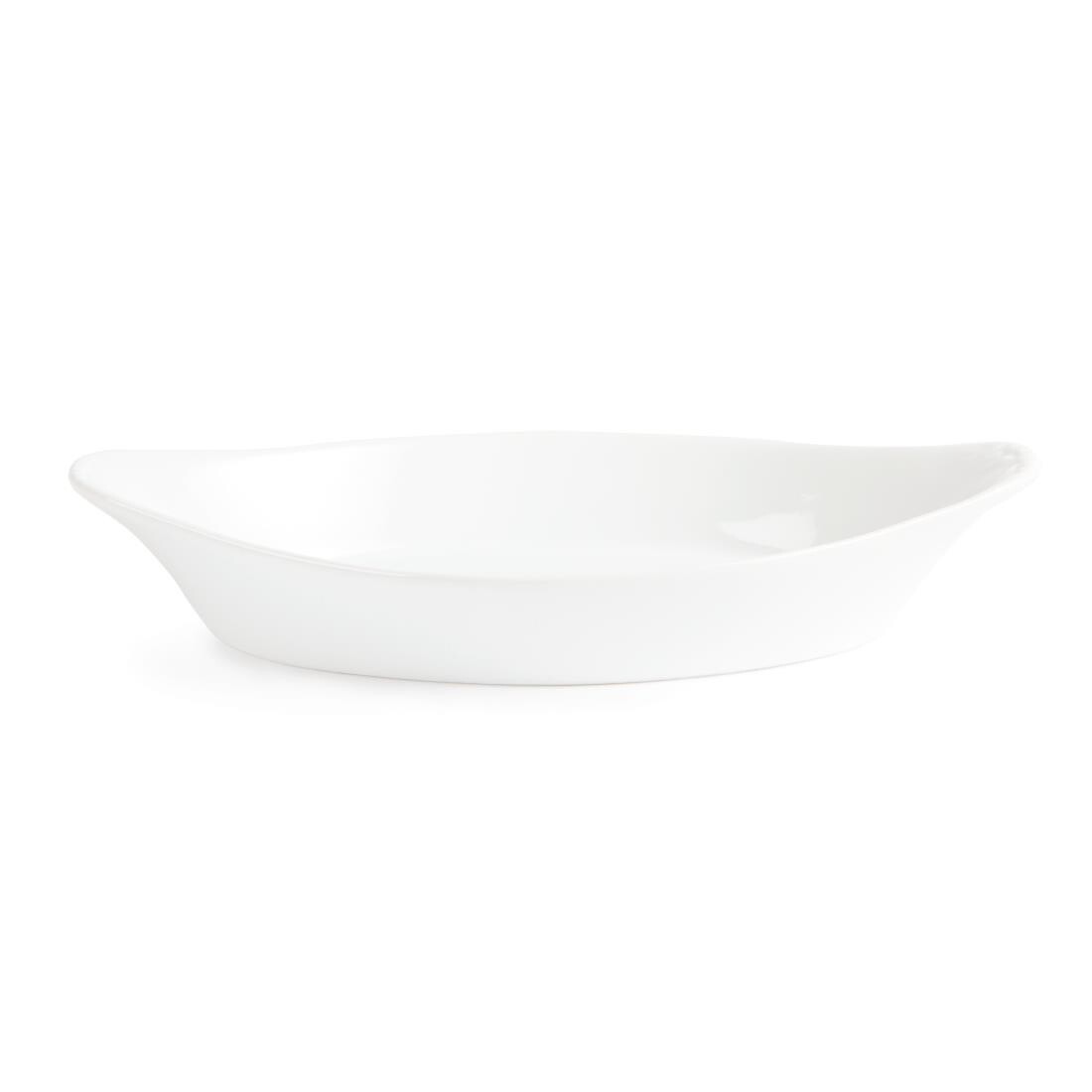 Olympia Whiteware Oval Eared Dishes 262mm
