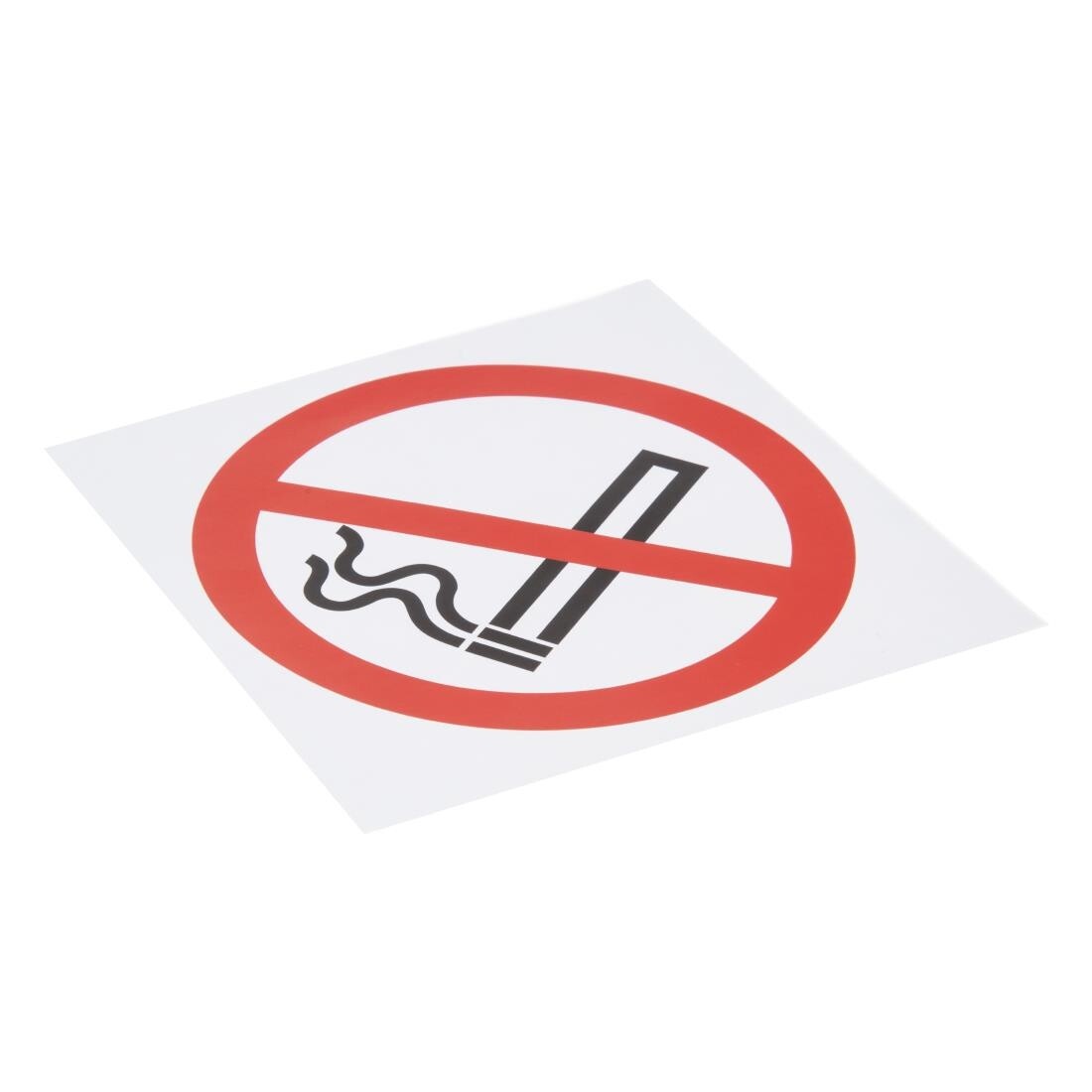 No Smoking Symbol Window Sign