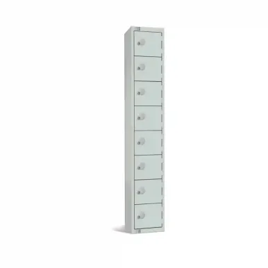 Elite Eight Door Electronic Combination Locker Grey