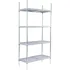 Craven 4 Tier Nylon Coated Wire Shelving With Pads 1700x875x491mm